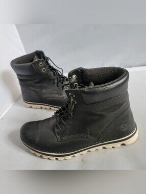 Women’s Timberland Brookton 6 Inch Boots Black Nubuck Size 9.5